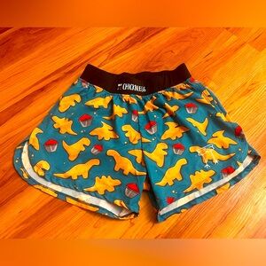ChicknLegs Dinosaur Nuggets Print Shorts